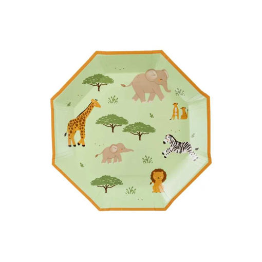 Picture of PAPER PLATES SAFARI 23CM 6 PACK